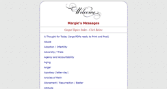 Desktop Screenshot of margiesmessages.com